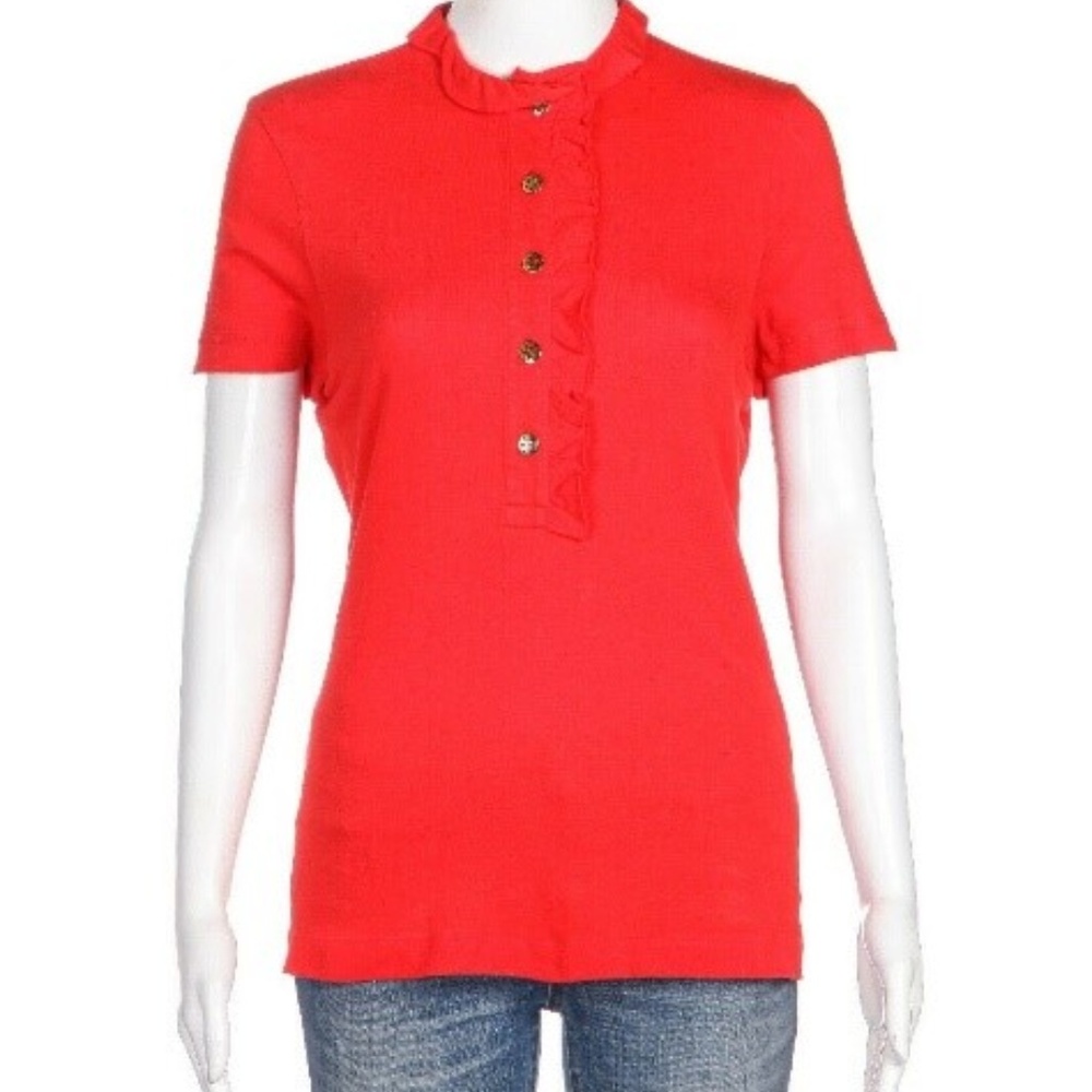 TORY BURCH Ruffle Shirt - Picture 5 of 5